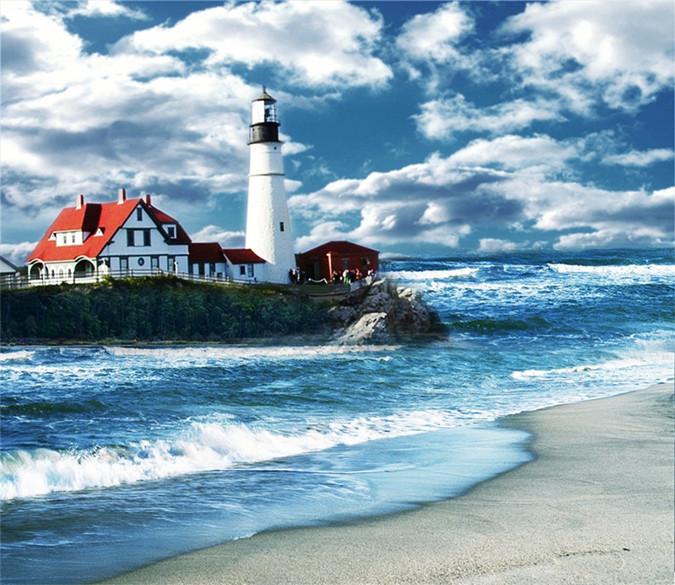 3D Post Sentry Beach Scenery 528 Wallpaper AJ Wallpaper 