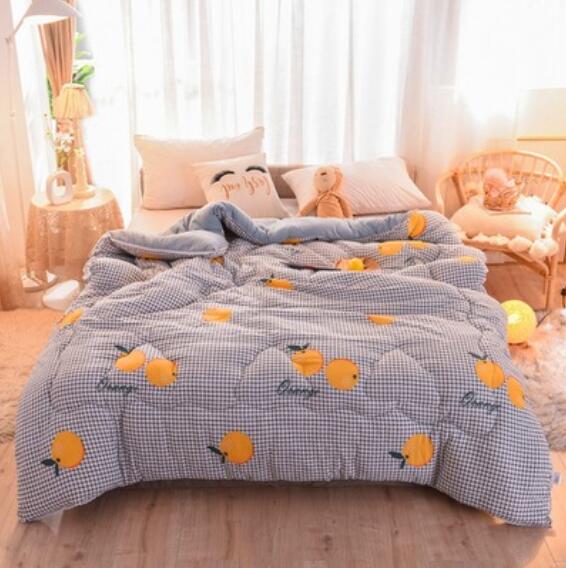 3D Orange 18135 Bed Pillowcases Quilt