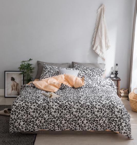 3D Black Leopard 14150 Bed Pillowcases Quilt