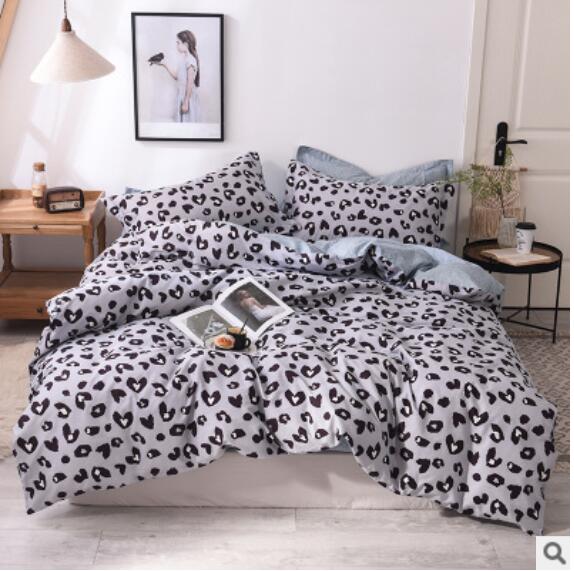 3D Grey Leopard 30191 Bed Pillowcases Quilt