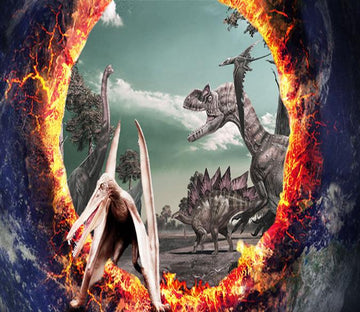 3D Fierce Dinosaur Fighting 68 Wallpaper AJ Wallpaper 