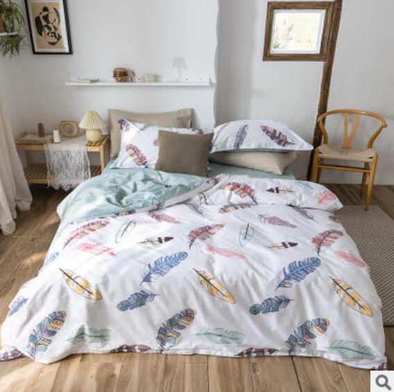 3D Feathers 30309 Bed Pillowcases Quilt