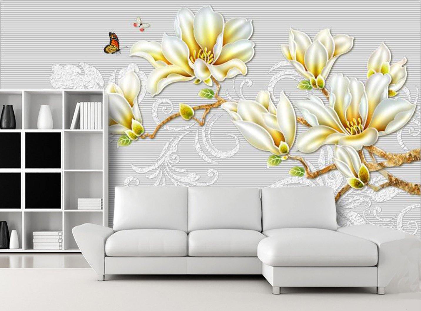 White Blossoming Lily 876 Wallpaper AJ Wallpaper 1 
