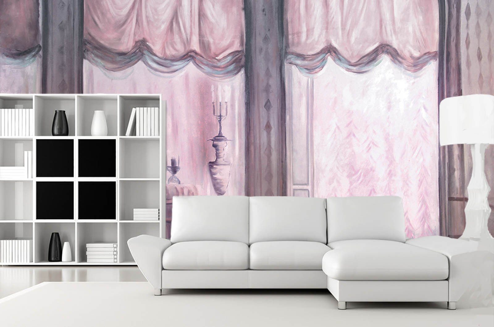 Elegant Curtain Wallpaper AJ Wallpaper 
