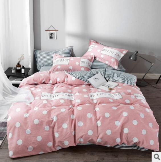 3D Pink Dots 40003 Bed Pillowcases Quilt