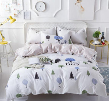 3D Tree 18148 Bed Pillowcases Quilt