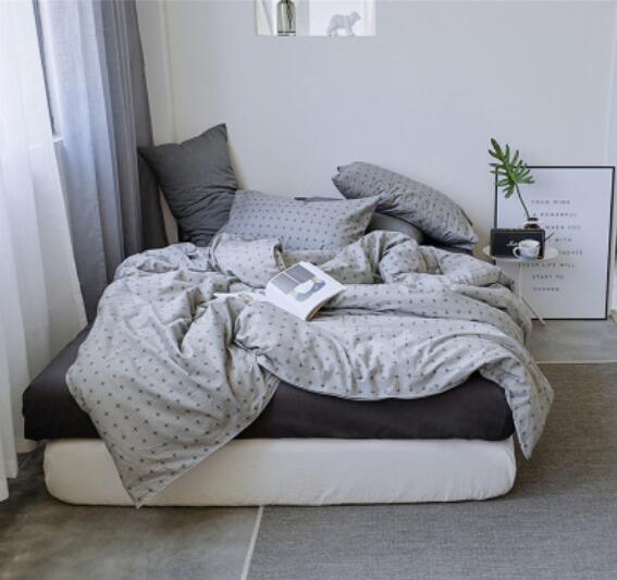 3D Light Grey 16007 Bed Pillowcases Quilt