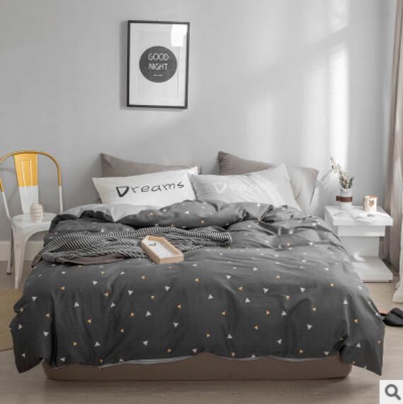3D Dark Gray Triangle 20244 Bed Pillowcases Quilt