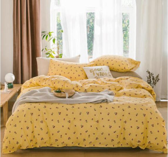 3D Yellow Pattern 30031 Bed Pillowcases Quilt