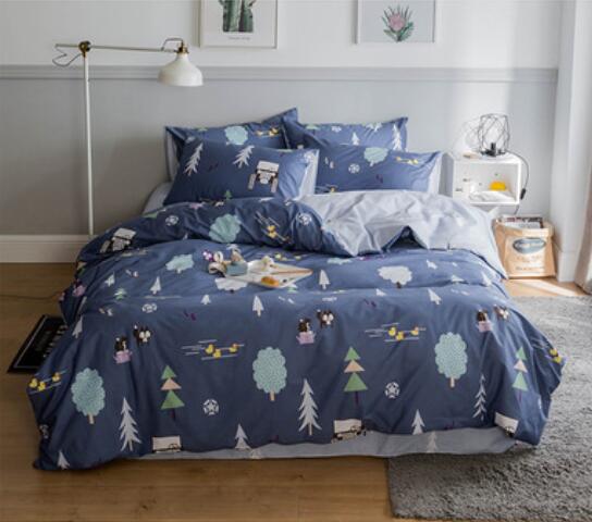 3D Trees 20227 Bed Pillowcases Quilt