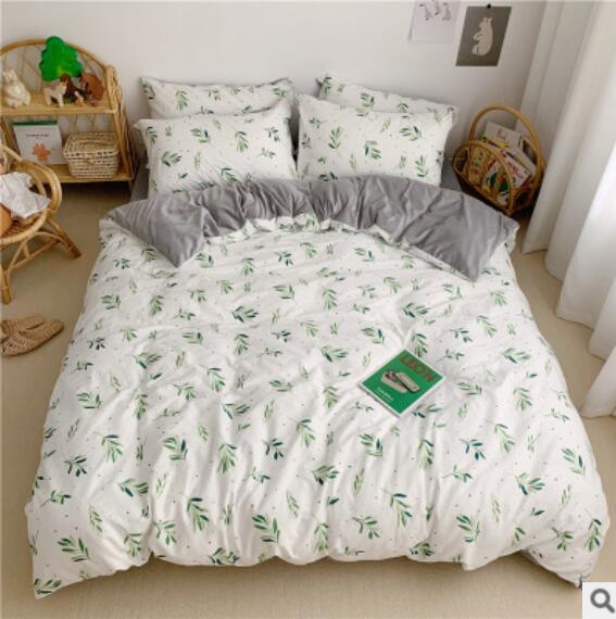 3D Leaf Pattern 18040 Bed Pillowcases Quilt