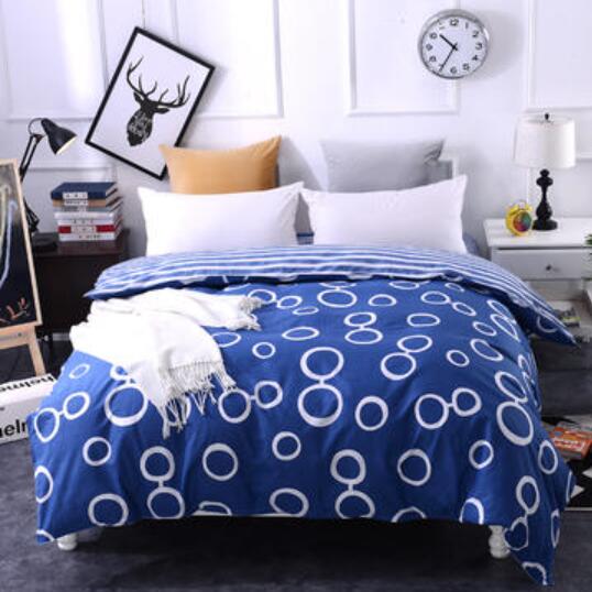 3D Blue Circle 4155 Bed Pillowcases Quilt