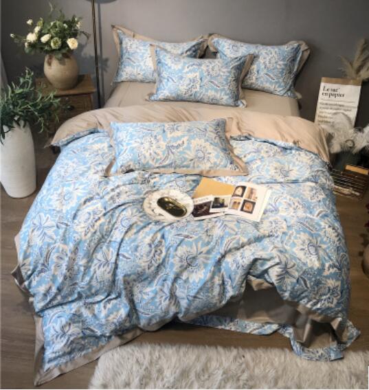 3D Light Blue Pattern 40033 Bed Pillowcases Quilt