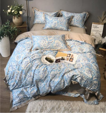 3D Light Blue Pattern 40033 Bed Pillowcases Quilt