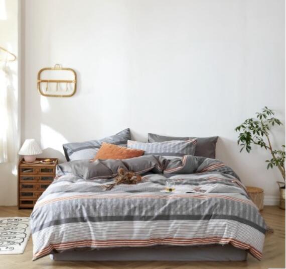 3D Gray Stitching 30014 Bed Pillowcases Quilt