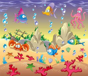 3D Lively Sea Fish 232 Wallpaper AJ Wallpaper 