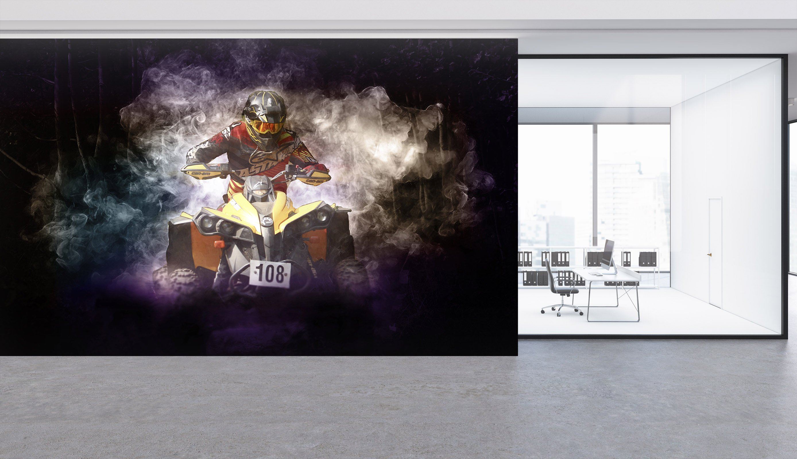 3D Motocross 1000 Vehicle Wall Murals Wallpaper AJ Wallpaper 2 