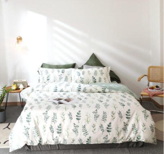 3D Leaves 50032 Bed Pillowcases Quilt