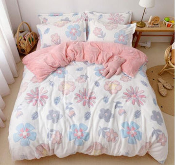 3D Light Flowers 30126 Bed Pillowcases Quilt
