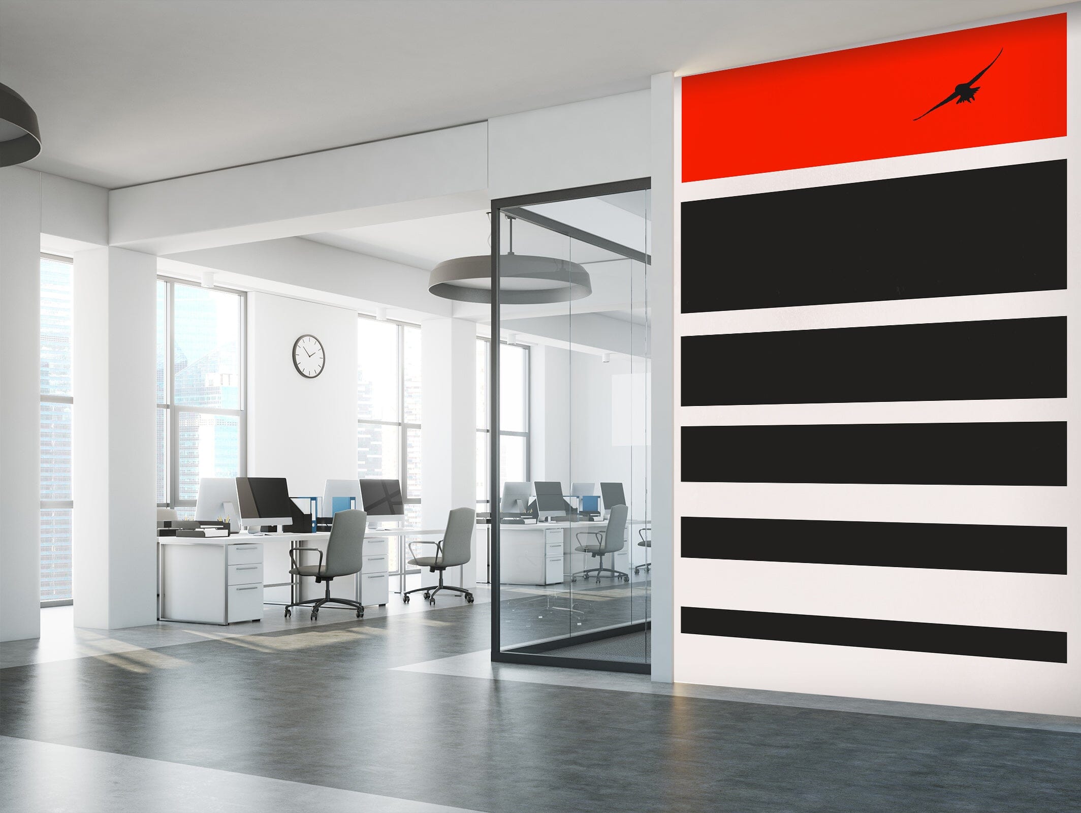 3D Orange Eagle 1437 Boris Draschoff Wall Mural Wall Murals Wallpaper AJ Wallpaper 2 