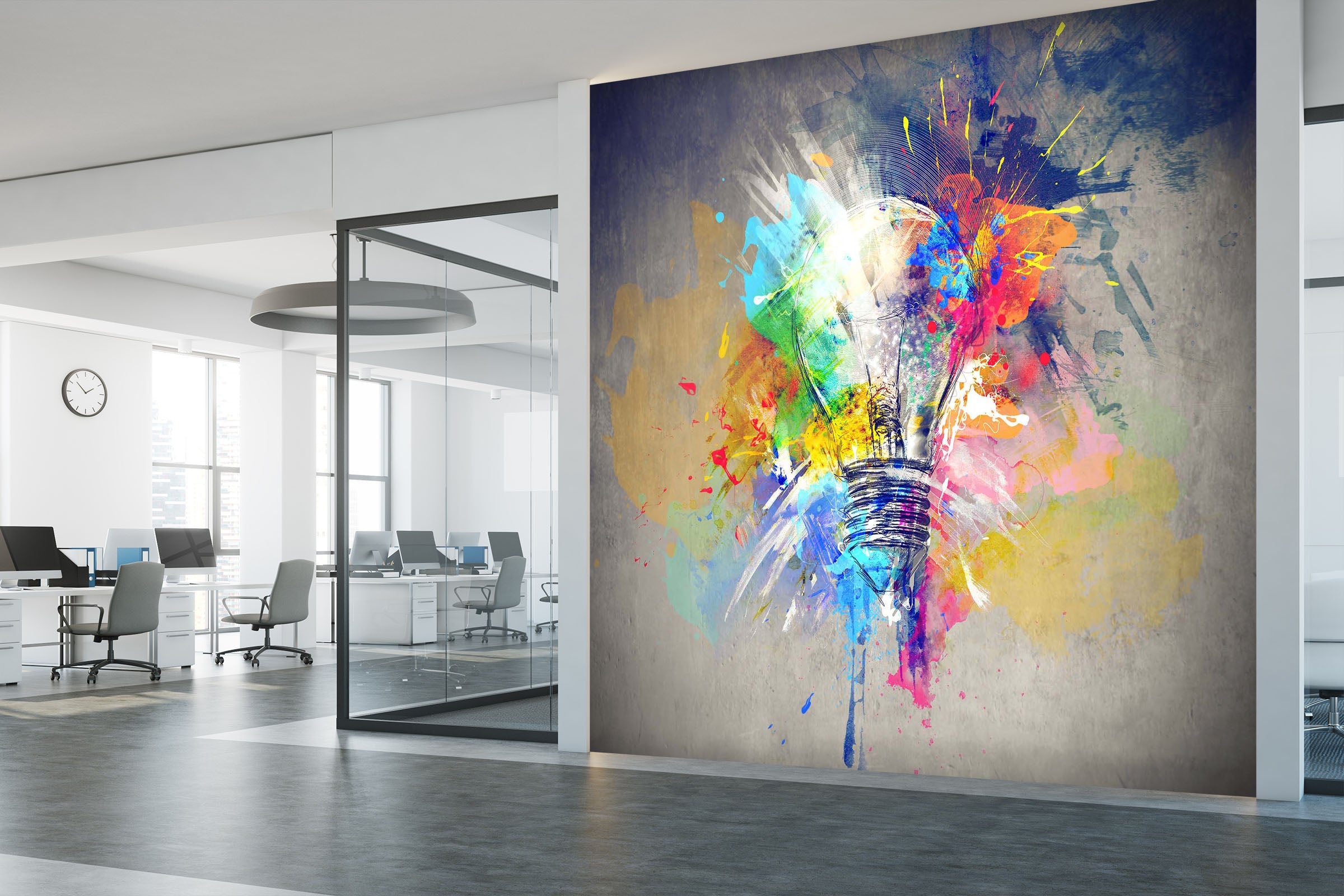 3D Graffiti Design Light 024 Wall Murals Wallpaper AJ Wallpaper 2 