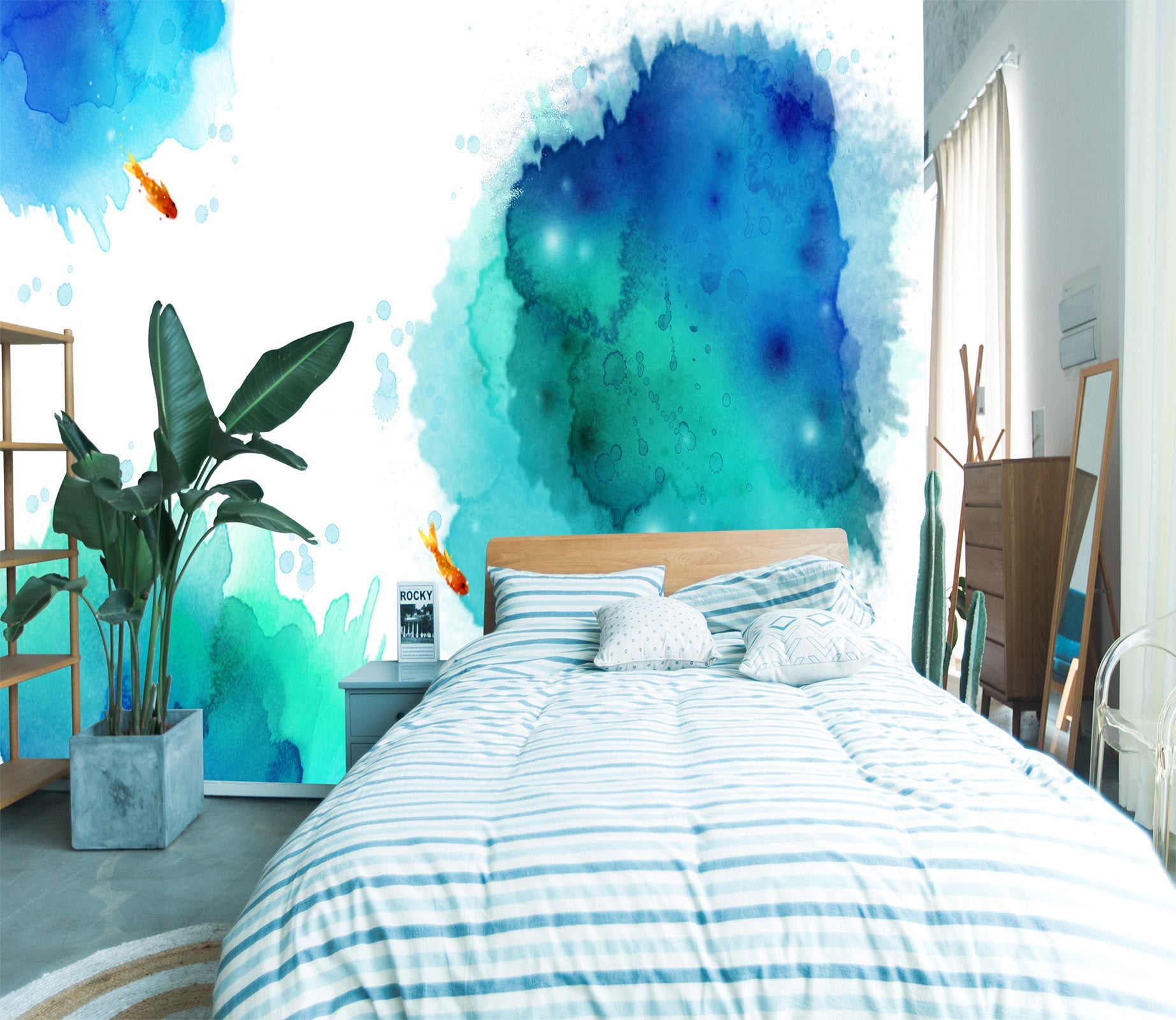 3D Color Inkjet 015 Wall Murals Wallpaper AJ Wallpaper 2 