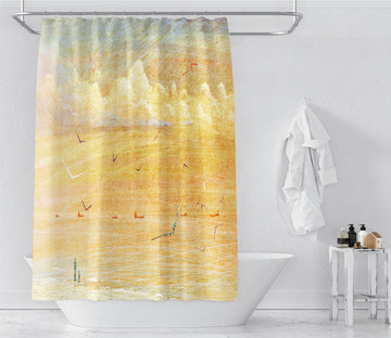 3D Graffiti Painting 026 Shower Curtain 3D Shower Curtain AJ Creativity Home 