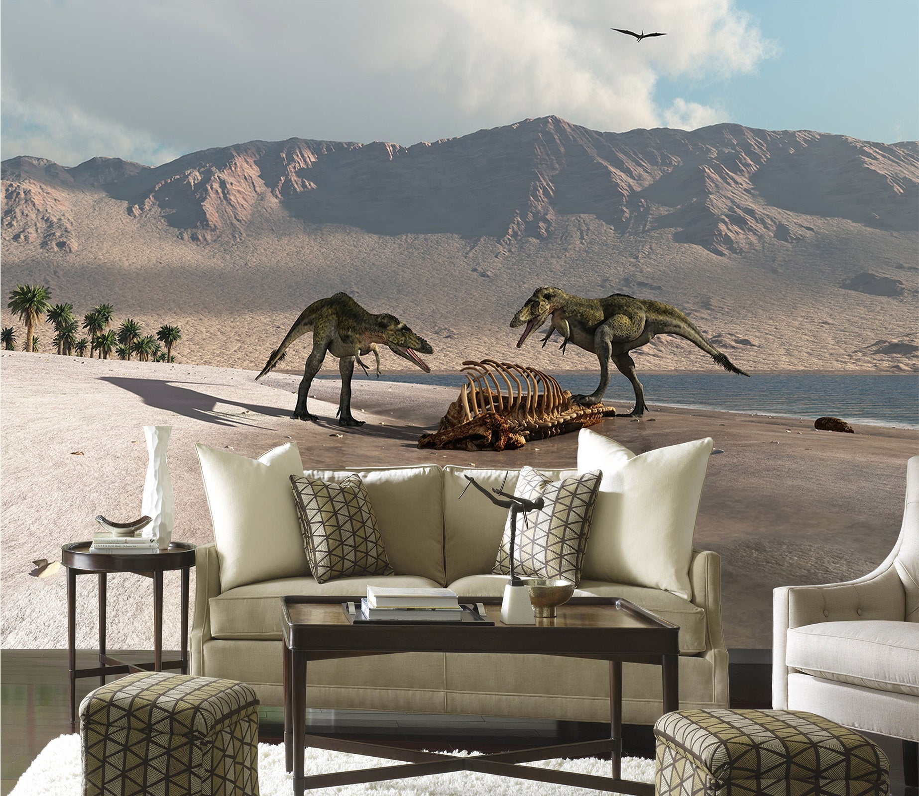 3D Dinosaur World 046 Wall Murals Wallpaper AJ Wallpaper 2 