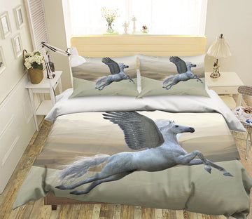 3D Desert Unicorn 051 Bed Pillowcases Quilt Wallpaper AJ Wallpaper 