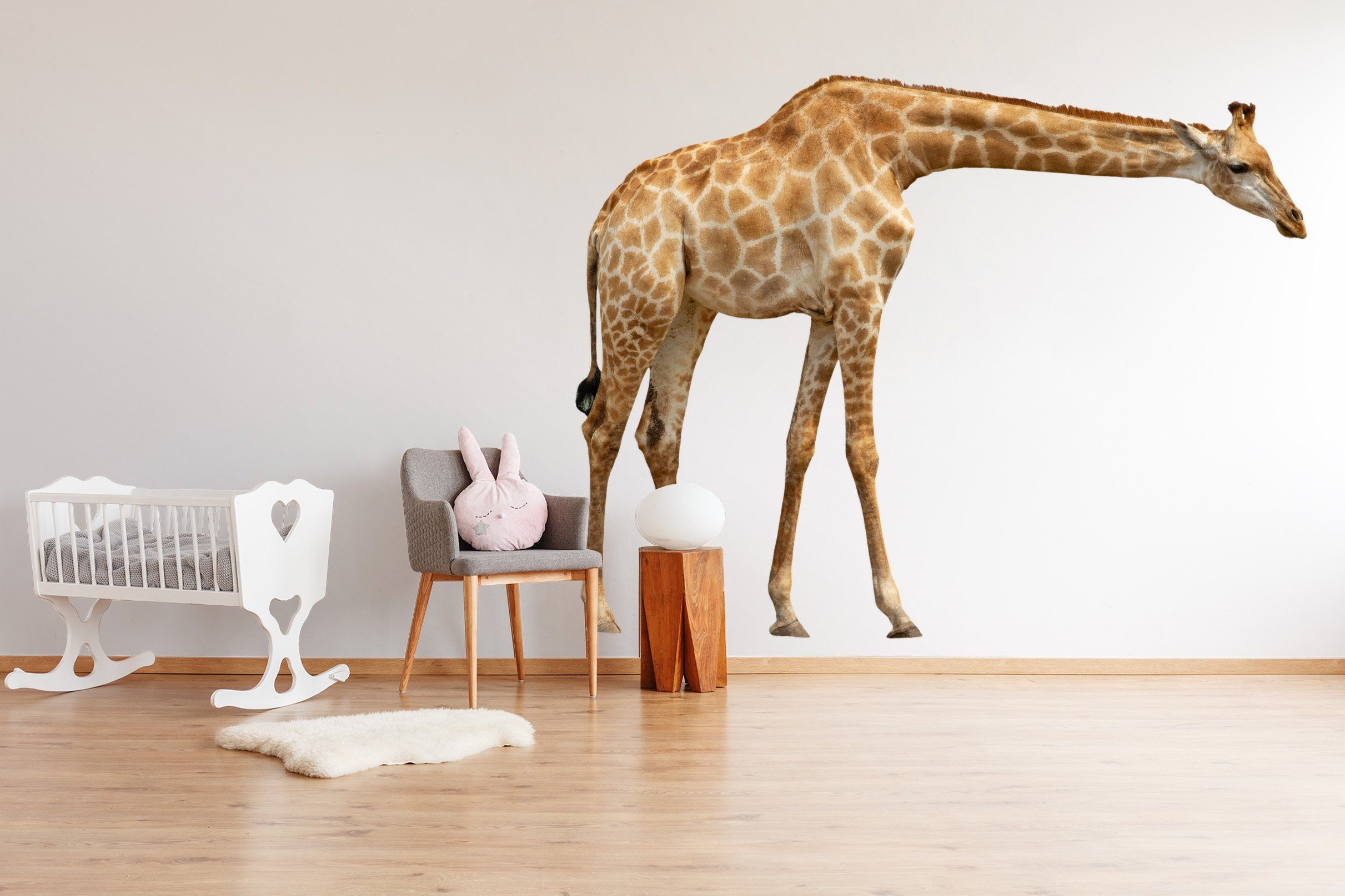3D Giraffe's Neck 145 Animals Wall Stickers Wallpaper AJ Wallpaper 