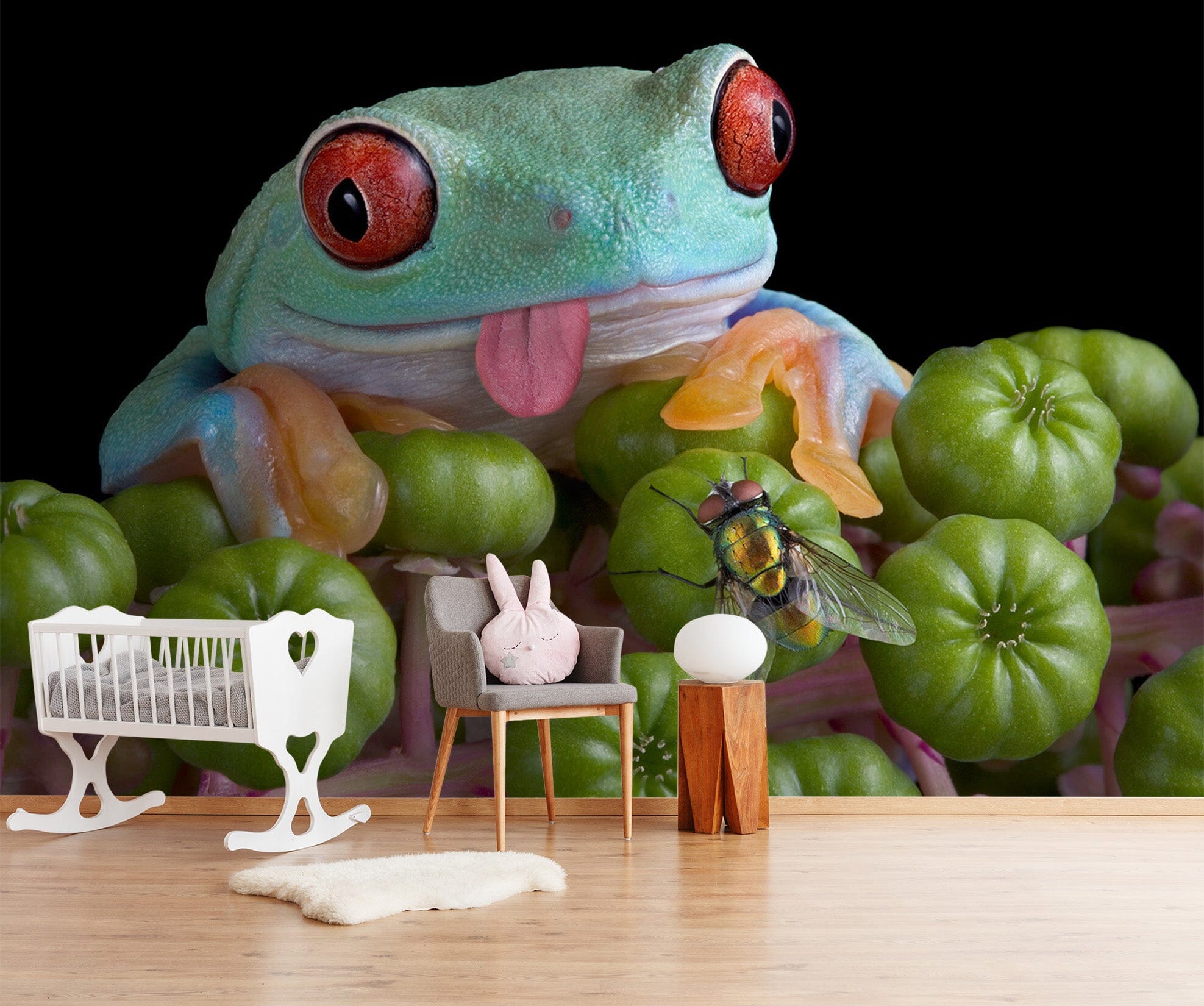 3D Frog Flies 174 Wall Murals Wallpaper AJ Wallpaper 2 