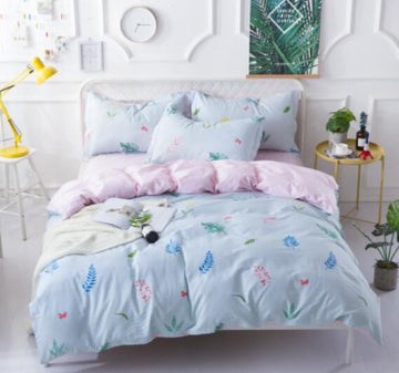 3D Small Flowers 18142 Bed Pillowcases Quilt