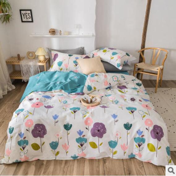 3D Colored Flowers Color 13188 Bed Pillowcases Quilt