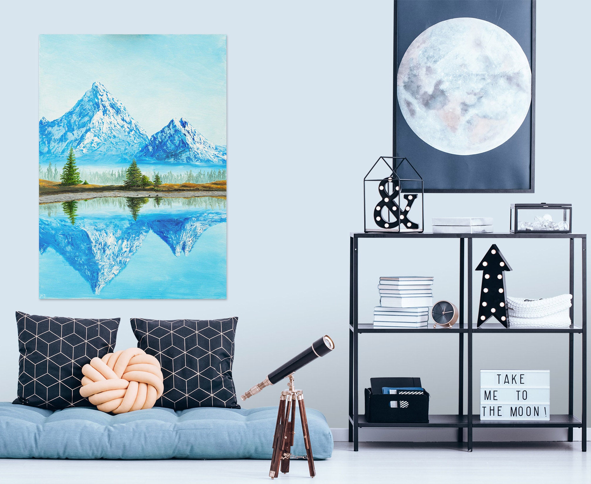 3D Glacier 1832 Marina Zotova Wall Sticker