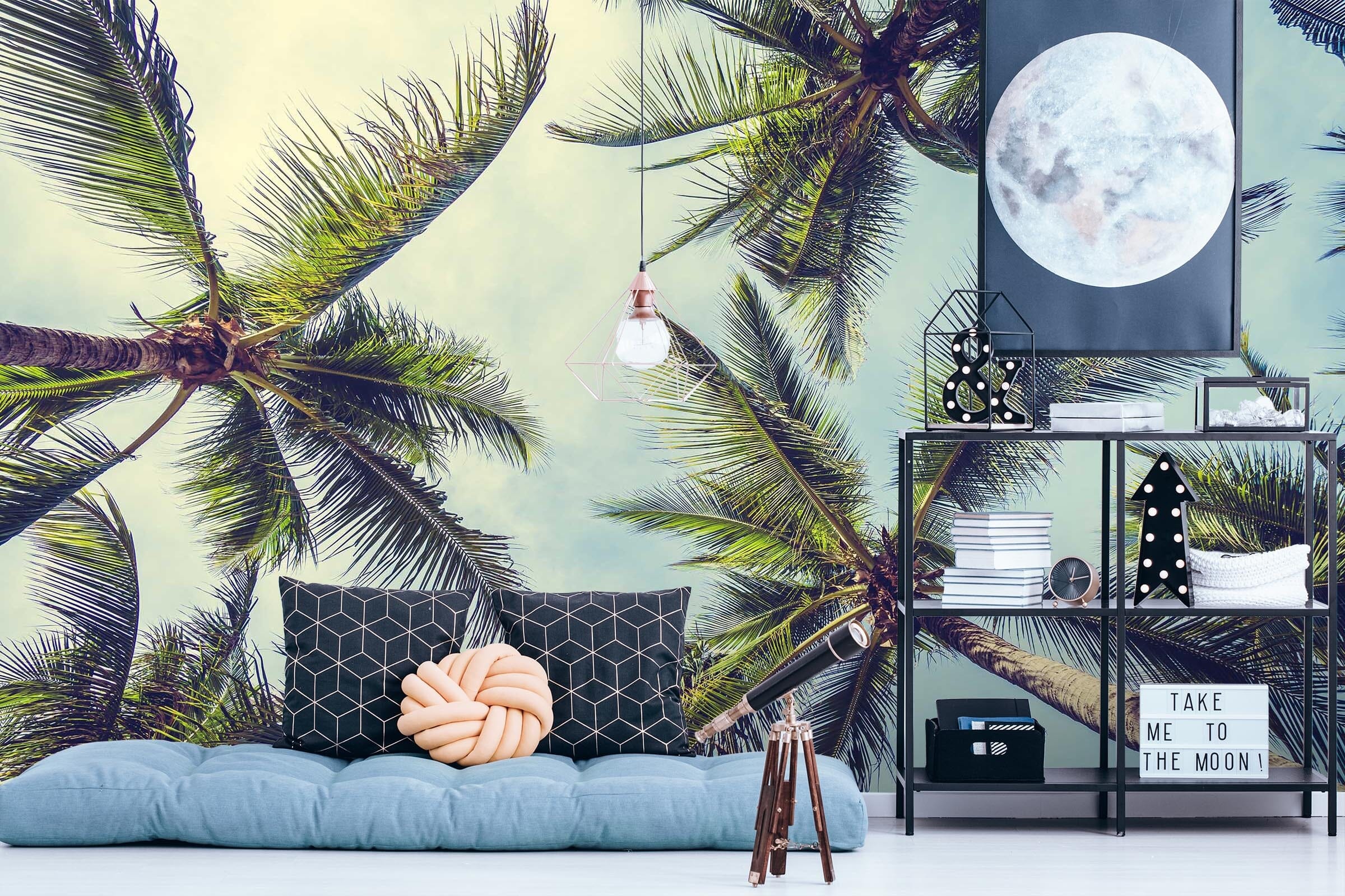3D Sky Coconut Tree 93 Wall Murals Wallpaper AJ Wallpaper 2 