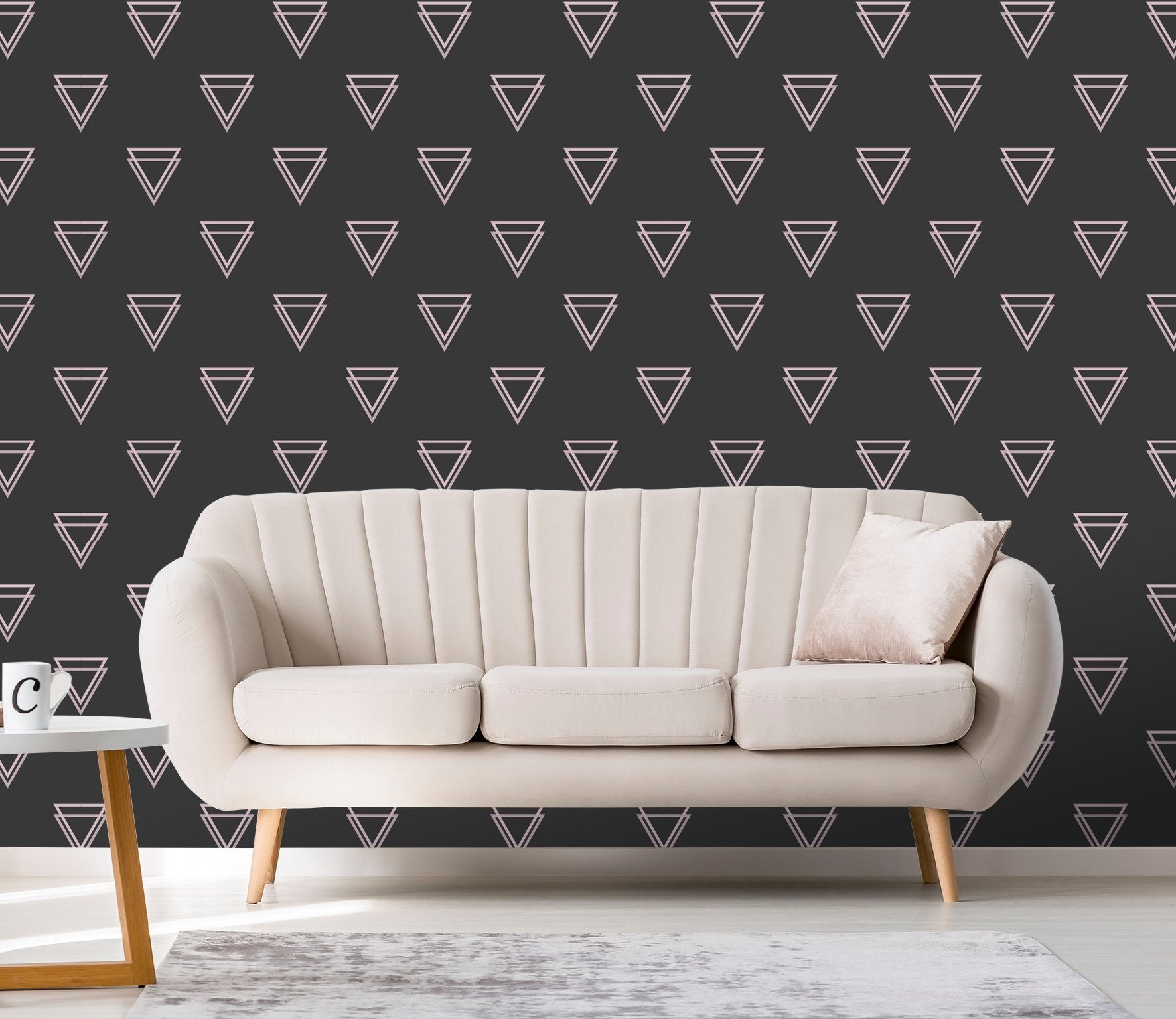 3D White Overlapping Triangle 531 Wallpaper AJ Wallpaper 