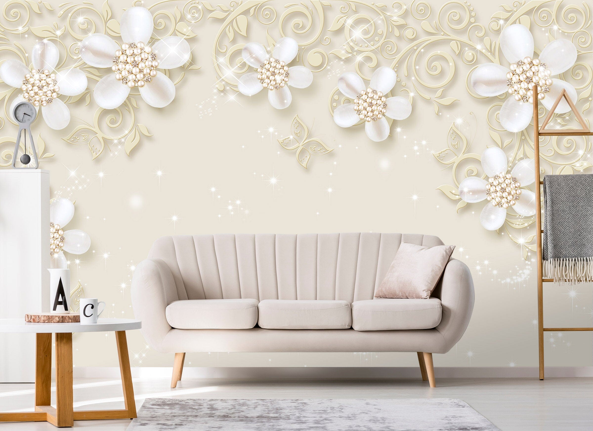 3D Fresh Flowers 1491 Wall Murals Wallpaper AJ Wallpaper 2 