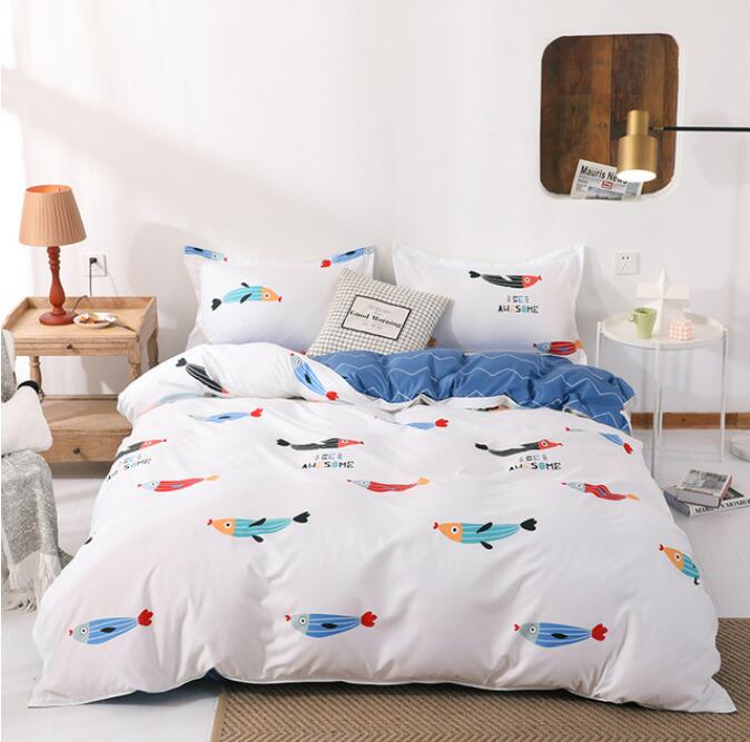 3D Color Fish 12087 Bed Pillowcases Quilt