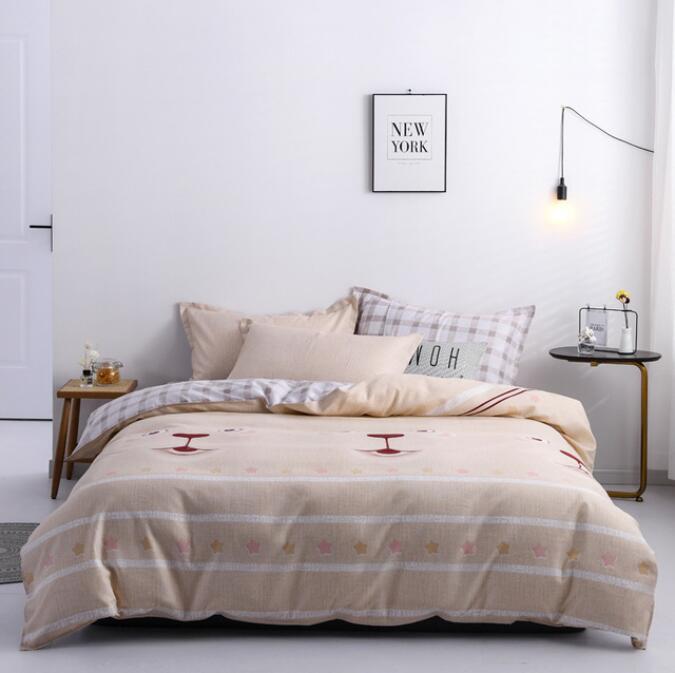 3D Light Brown 13018 Bed Pillowcases Quilt