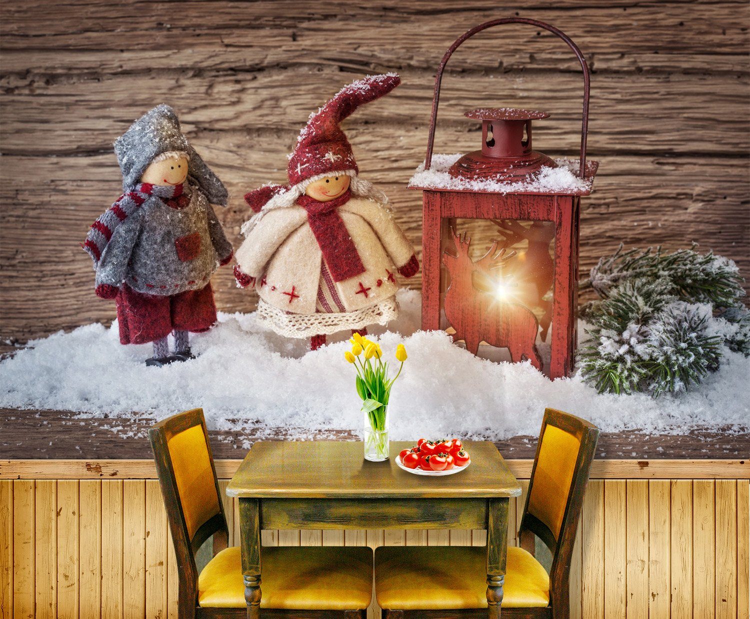 3D Oil Lamp Doll 052 Wallpaper AJ Wallpaper 