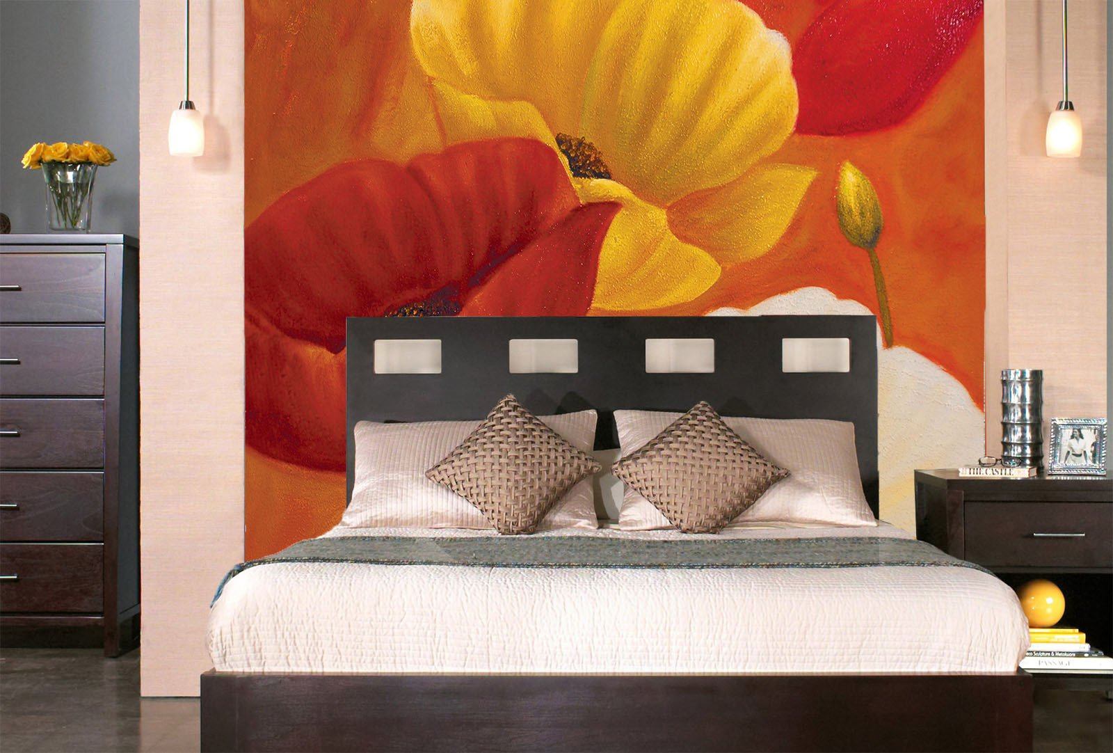 Bright Flowers Painting Wallpaper AJ Wallpaper 2 