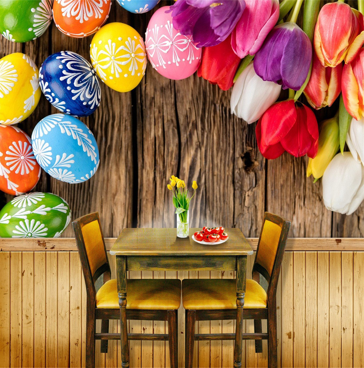3D Colorful Eggs 729 Wallpaper AJ Wallpaper 