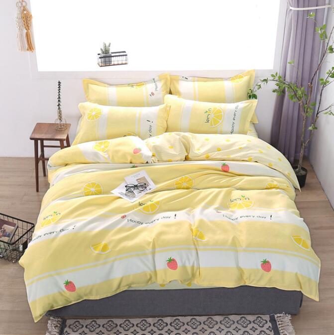 3D Yellow Bar 13078 Bed Pillowcases Quilt