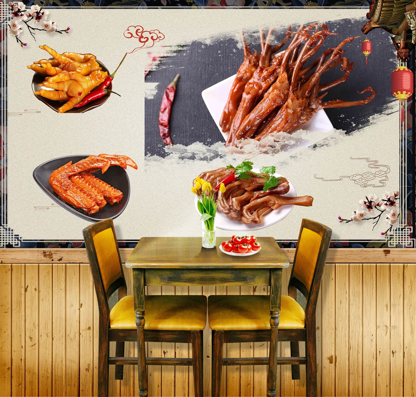 3D Signature Food 3018 Wall Murals Wallpaper AJ Wallpaper 2 