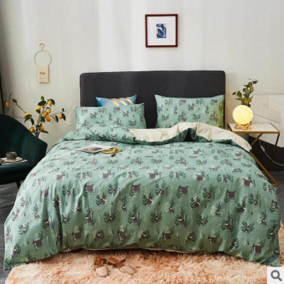 3D Green Pattern 20059 Bed Pillowcases Quilt