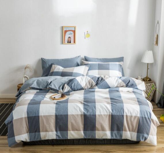3D Green And Brown Grid 15046 Bed Pillowcases Quilt
