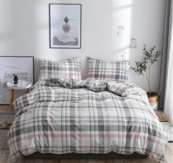 3D Green Brown Plaid 17198 Bed Pillowcases Quilt