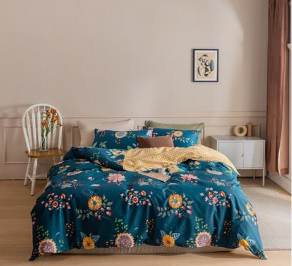 3D Dark Green Background Flowers 30056 Bed Pillowcases Quilt