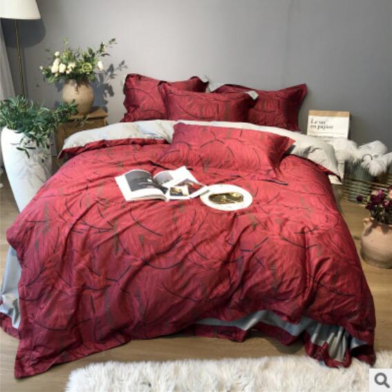 3D Red Pattern 40044 Bed Pillowcases Quilt