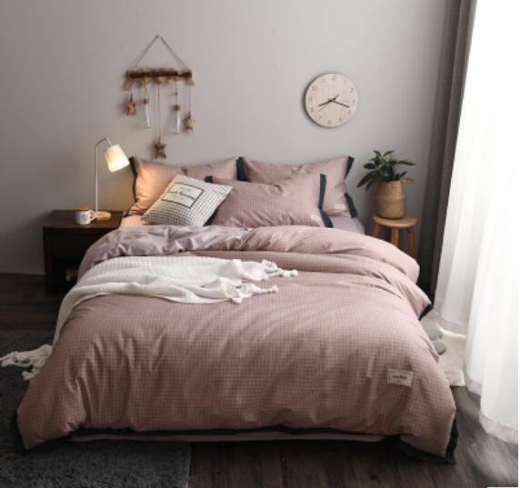 3D Gray Pink 14020 Bed Pillowcases Quilt